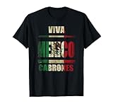 Viva Mexico Cabrones Mexican Flag T-Shirt