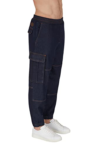 Armani Exchange Men's Comfort Denim Jogger Style 90's Pants3