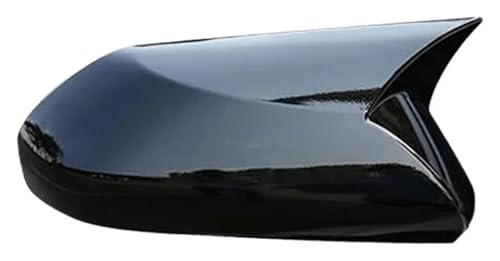 ドアミラーイドミラー カバー 用 CHR 2016-2023 サイドウィングミラーカバー カーアクセサリー リアビュー(1pc Black Left)