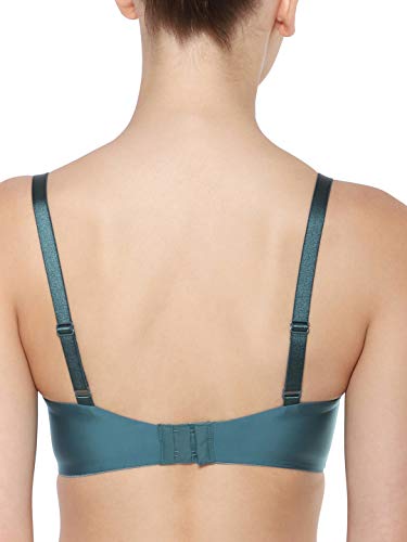 Image of Triumph T-Shirt Bra For Women Wired Padded Body Make-Up Series Seamless Everyday Lingerie Lycra Xtra Fine Breathable Fabric Second-Skin Smooth 3 /4 Cup Support Invisible Underwire Pack Of 1