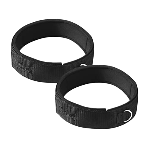 BESPORTBLE Correa De Neopreno Acolchada para Tobillo y Muslo De Correas Ajustables para Entrenamiento De Fuerza Ejercicio De Velocidad Ideales para Fútbol y Taekwondo Negro