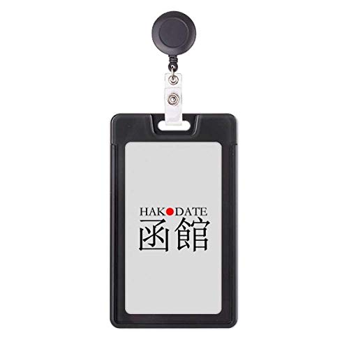 Porte-badge rétractable Hakodate enrouleur badge entreprise soleil rouge