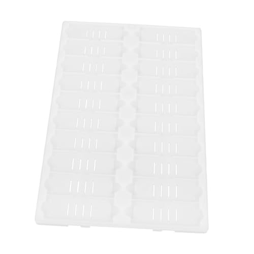 Alipis Medical Microscope Slide Holder 20-Slot Plastic Slide Rack Smooth Surface