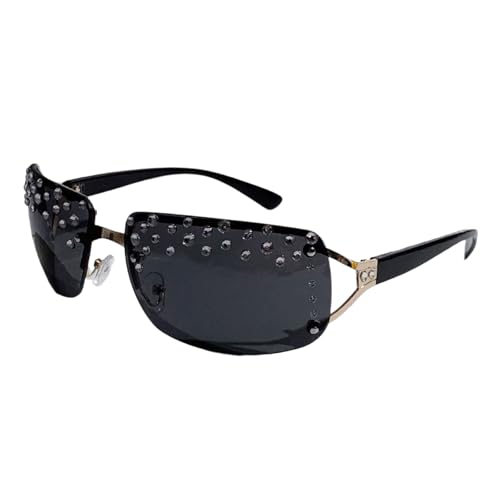 CHENZILIN Rectangles Sunglass Trendy Sun Glasses Outdoor Vacation Glasses for Active Lifestyle