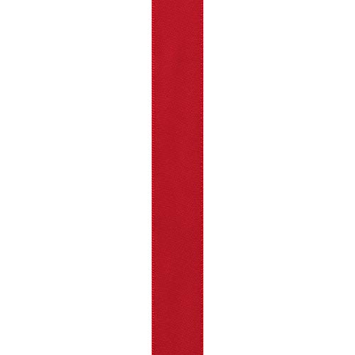 Image of Berwick 062074 7 /8 inch Wide Single Face Satin Ribbon, Red, 6 Yds