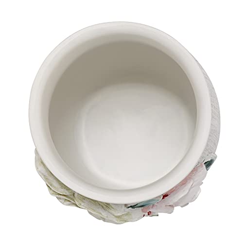 Avanti Linens - Tumbler, Guest Bathroom Essentials, Floral Home Decor (Spring Garden Collection)