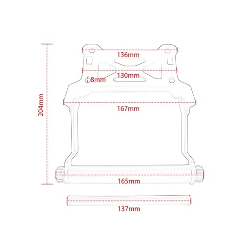 Support de navigation GPS guidon pour C400GT 2025 extension moto