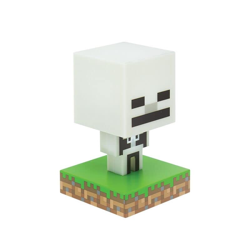 Paladone Minecraft Skeleton Icon Light Up Figure, Officially Licensed Collectible, Multicolour (PP8999MCF) - Image 2
