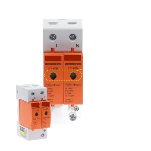 AC SPD 2P 30KA~60KA 420V House Surge Protector Protection Protective Low-voltage Arrester Device
