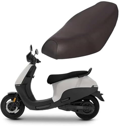 Image of Premium Water Resistant Universal Fit Scooter Seat Cover Durable Black Stretchable Protection Guard for Two Wheelers All Weather Dust and Sun Protection Skin (Black - 3)