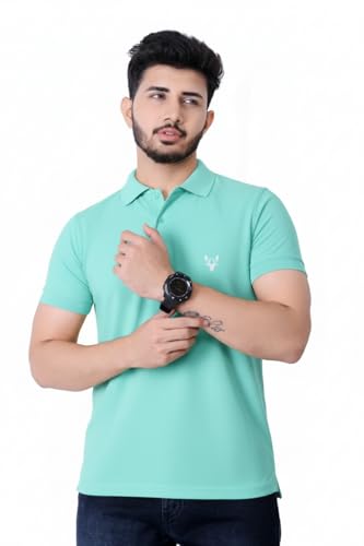 Image of Men's Premium Polo T-Shirt | Classic Collar | Smooth Finish | Half Sleeve Casual Wear (XS to 3XL)