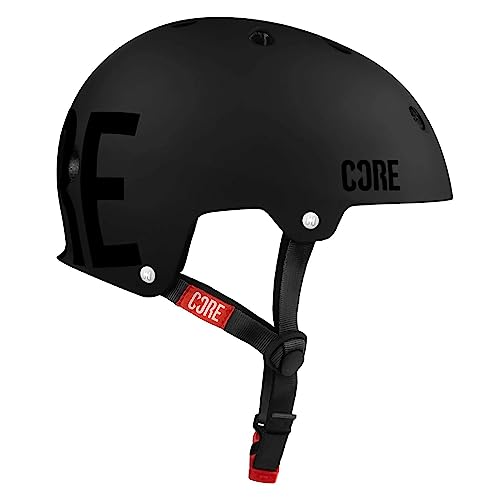 Core Cascos Deportivos Street para Hombre, Todo Negro, M EU