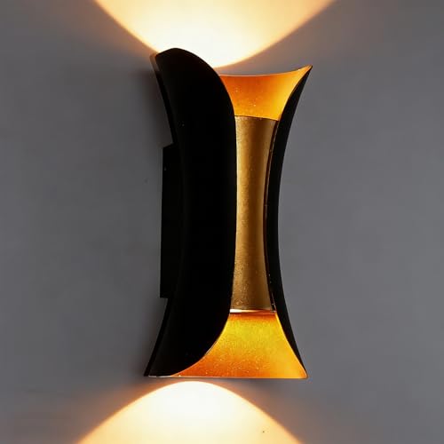 Chrasy Moderne LED Wandleuchten Wandleuchte Aussen Innen IP65 10W Modern Wandlampe Metall Wandleuchte Aluminium Leuchtet LED Leuchtet f&uuml;r Schlafzimmer, Wohnzimmer, Bad, Flur