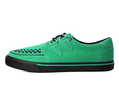 Image of TUK Suede Creeper Sneaker Shoes for Women and Men, D Ring Lace Up Shoes