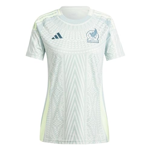 adidas Women's Mexico 2024 Away Jersey, Linen Green