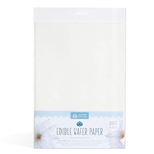 Squires Kitchen Edible Wafer Paper (White) A4 Size Pack of 10