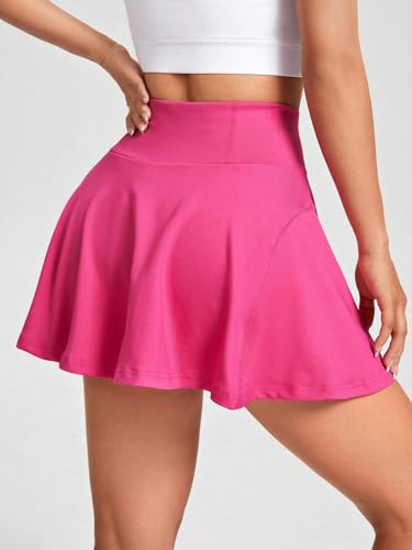 Womens' Plain Sporty High Waist Knit Skirt Casual Mini Skirts for Women2
