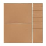 Soutien Fiable: Les feuilles de carton offrent un support stable pour l'emballage ou les projets créatifs, idéales pour la maison ou le bureau