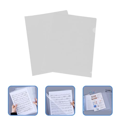 Carpetas Transparentes de Plástico Resistentes para Archivo de Documentos de Oficina 7