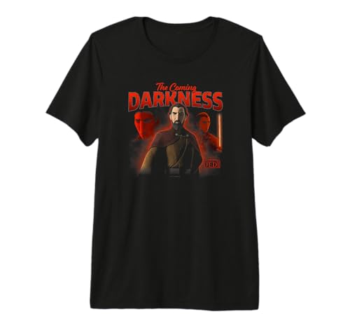 T-shirt Star Wars Count Dooku au Design Sombre et Graphique Épuré