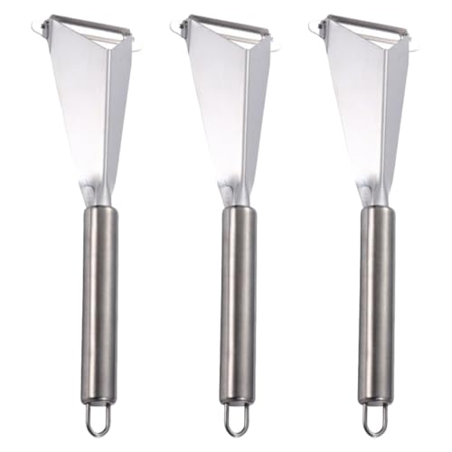 OFFSCH 3pcs Fruit Carving Tools Stainless Steel Fruit Cutting Tools Carving Cutters Present Set