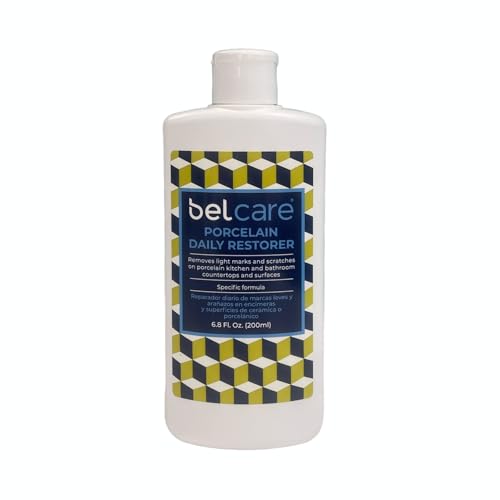 Comparison: Best Cleaner For Porcelain Sink 3 BELCARE Porcelain Daily Restorer for Kitchen Sinks, Countertops, Bathroom Vanities and Other Porcelain Surfaces