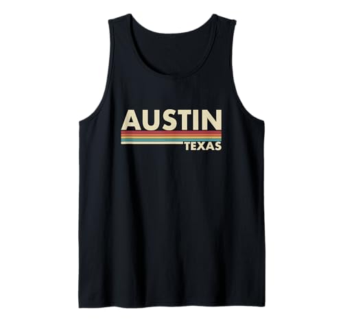 Austin - Texas - Vintage - Strisce retrò
