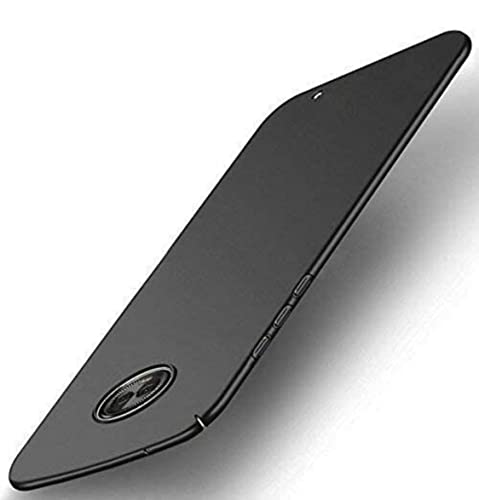 Image of Mobile Back Cover Case for Motorola Moto G6 Plus (Silicone Case|CameraProtection|Black SC1510)
