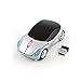 Produktbild 3C Kingdom Cool Sport Auto Gestalten Maus 2.4GHz Kabellos Auto Maus Ultra klein Optisch Maus Mini Office Mäuse für PC Computer Laptop Kinder oder Mädchen (Silber)
