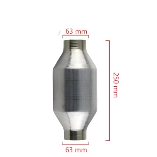 Catalizadores cerámicos universales de 63mm y convertidor catalítico deportivo 2