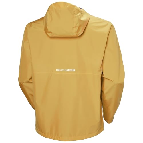 Helly-Hansen Sandoy Rain Jacket for Men, Waterproof Breathable Coat with Adjustable Hood and Zippered Pockets4