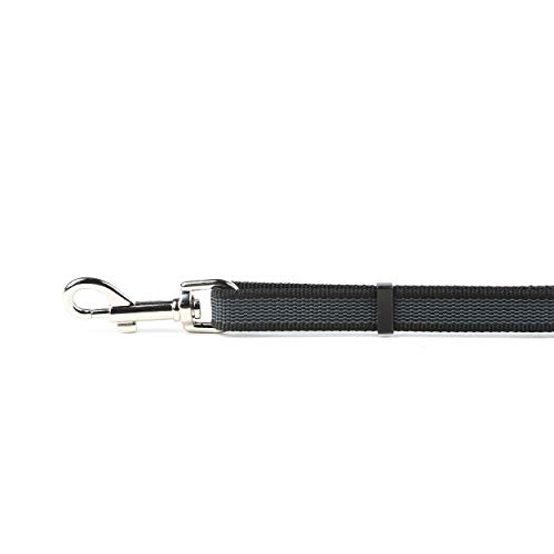 JULIUS K-9 16SGA-P-2 Color & Gray Sicherheitsgurt Adapter für Hunde, Größe: 2, schwarz-grau