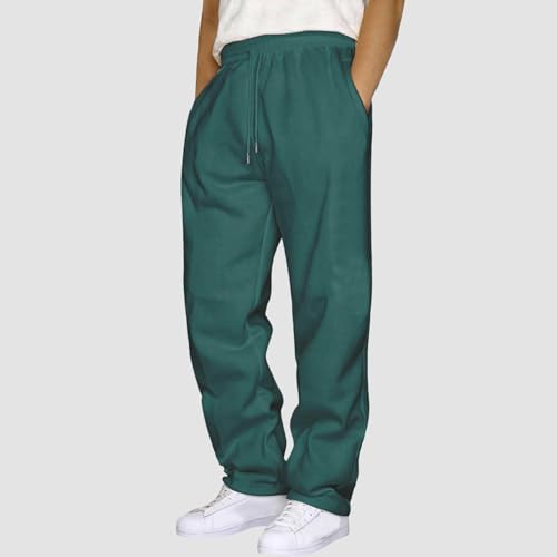 Mens Cotton Casual Sweatpants Yoga Athletic Lounge Trousers Elastic Jogger Design Straight Legs with Pockets for Running Wear3