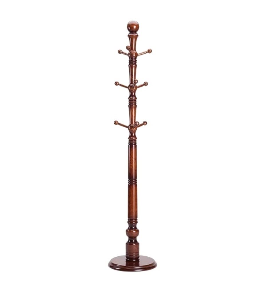 IWENZHKPA Coat Rack Coat Rack Tree With Adjustable Sizes Easy Assembly Free Standing Solid Hanger Stand For Clothes Hats Freestanding(Maroon)