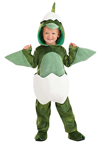 Disfraz infantil de Pterodáctilo Dino verde 4T
