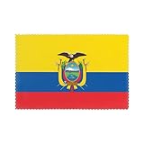 Manteles individuales para mesa de comedor, juego de 6 unidades, bandera de WHJSHOP de Ecuador, estampado de hotel, banquete familiar