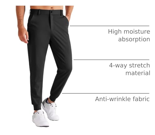 Libin Men's Lightweight Golf Joggers