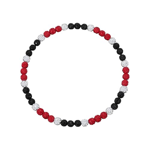 メンズ ビーズ ネックレス 数珠 ベースボール : 野球 スポーツ ネックレス レッド ブルー ホワイト ファッションアクセサリー- 記念日 バレンタインデー クリスマス 彼氏プレゼント (スタイル1)