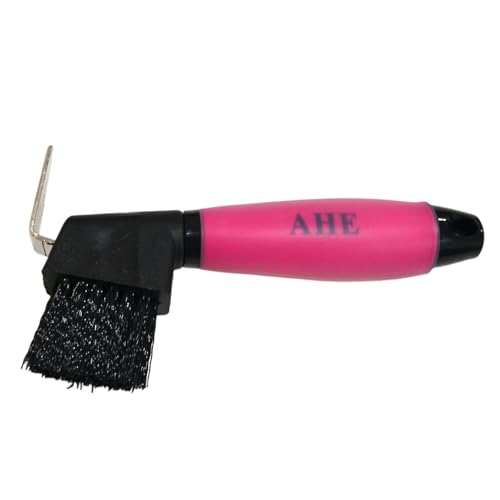 American Heritage Equine AHE Gel Handle Horse Hoof Pick Brush with 1" PP Bristles - image 3