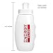 (2 Bottles) Small, Semi-Rigid, Easy-to-Clean, Refillable Gu Flask for Sports Nutrition Liquid Energy Gel Flask - Cycling Flask, Running Flask, Triathlons, Marathons. 110ml (3.5oz)