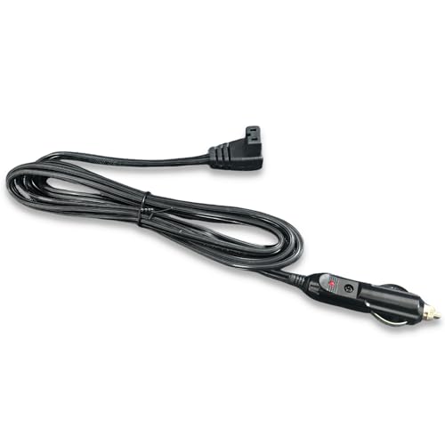 DC Power Cord Cable 11.5 ft Length 12V/24V for Car Refrigerator Car Fridge Freezer Compatible with Most Brands (Black)