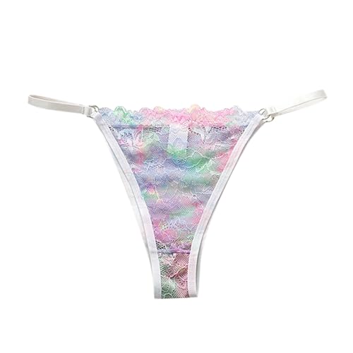Generico Tanga de mujer de ajuste cómodo de alta calidad sin costuras cintura baja sexy bragas transpirables y cómodas Low Rise Hipster seductor tanga, Bu2, L Plus