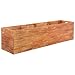 Produktbild Garten Pflanzgefäß Blumenkübel | Terrasse Hochbeet | Holz Pflanzbeet | Pflanzkübel | Pflanzkasten | Pflanzenkübel perfekt für Garten, Terrasse und Balkon geeignet | Akazienholz 200 x 50 x 50 c
