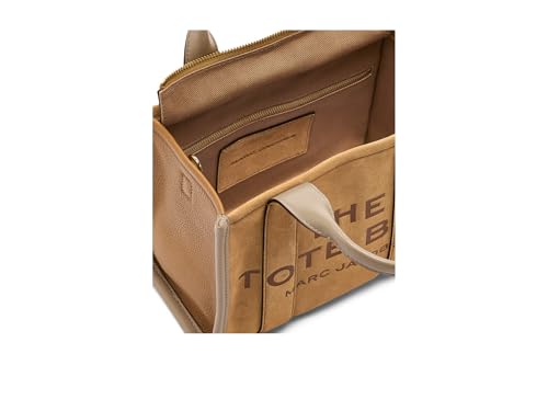 Bolso Marc Jacobs The Suede Small Tote Bag Sahara miniatura 6