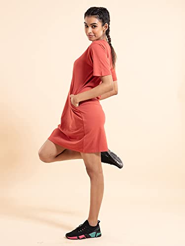 Image of NYKD All Day Heart On My Sleeve Dress - Knee Length, Short Sleeves, NYLE102