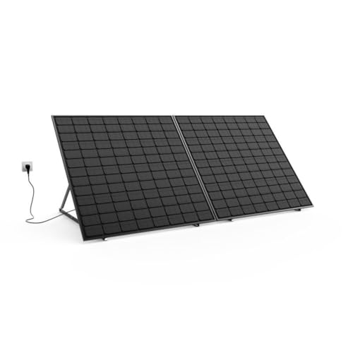 Xanlite, Panneau Solaire Kit Advanced 500W, IP67, Onduleur WIFI, Câble 3m, Haute Efficacité, Trois Modes de Fixation, Solution Solaire pour Maison