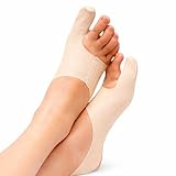 Bunion Corrector for Women & Men Big Toe Straightener – Ultra-Thin Bunion Sleeve, Soft Toe Spacer Sock for Bunions – Shoe-Friendly, Breathable Day & Night Support (Med-Left)