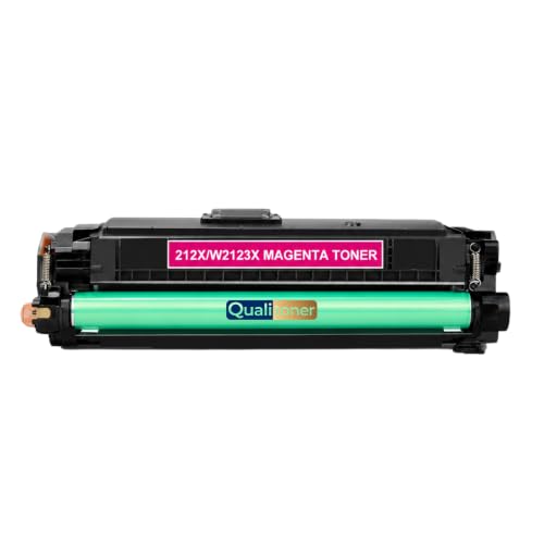 Toner Magenta W2123X 212X compatible résout le blocage puce sur HP Color LaserJet M554dn M555dn