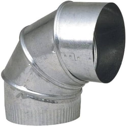 UNITED STATES HDW GV0308 10" 26GA Galvanized Adjustable Elbow