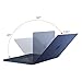 MOSISO Compatible with MacBook Air 15 inch Case M4 M3 M2 2025 2024 2023 Release A3241 A3114 A2941 with Touch ID, Plastic Hard Shell Case&Keyboard Cover&Screen Protector&Storage Bag, Haze Blue